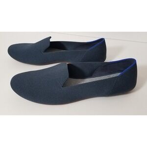 Rothy's The Loafer Slip-On Flats Knit Navy Women Size 9.5